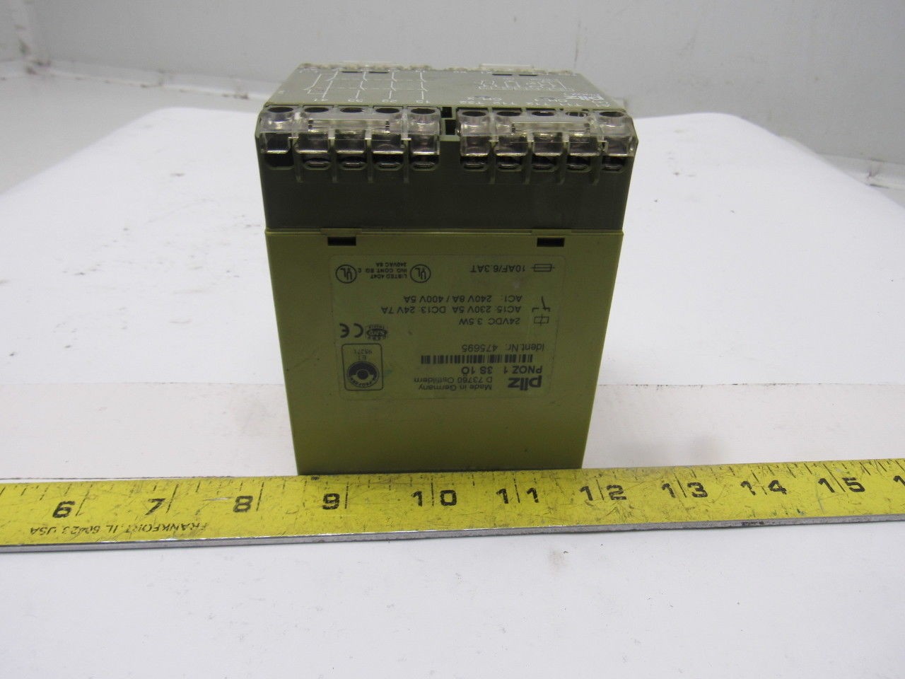 Pilz PNOZ 1 3S/1O ID Nr. 475695 E-Stop Safety Gate Relay 24VDC