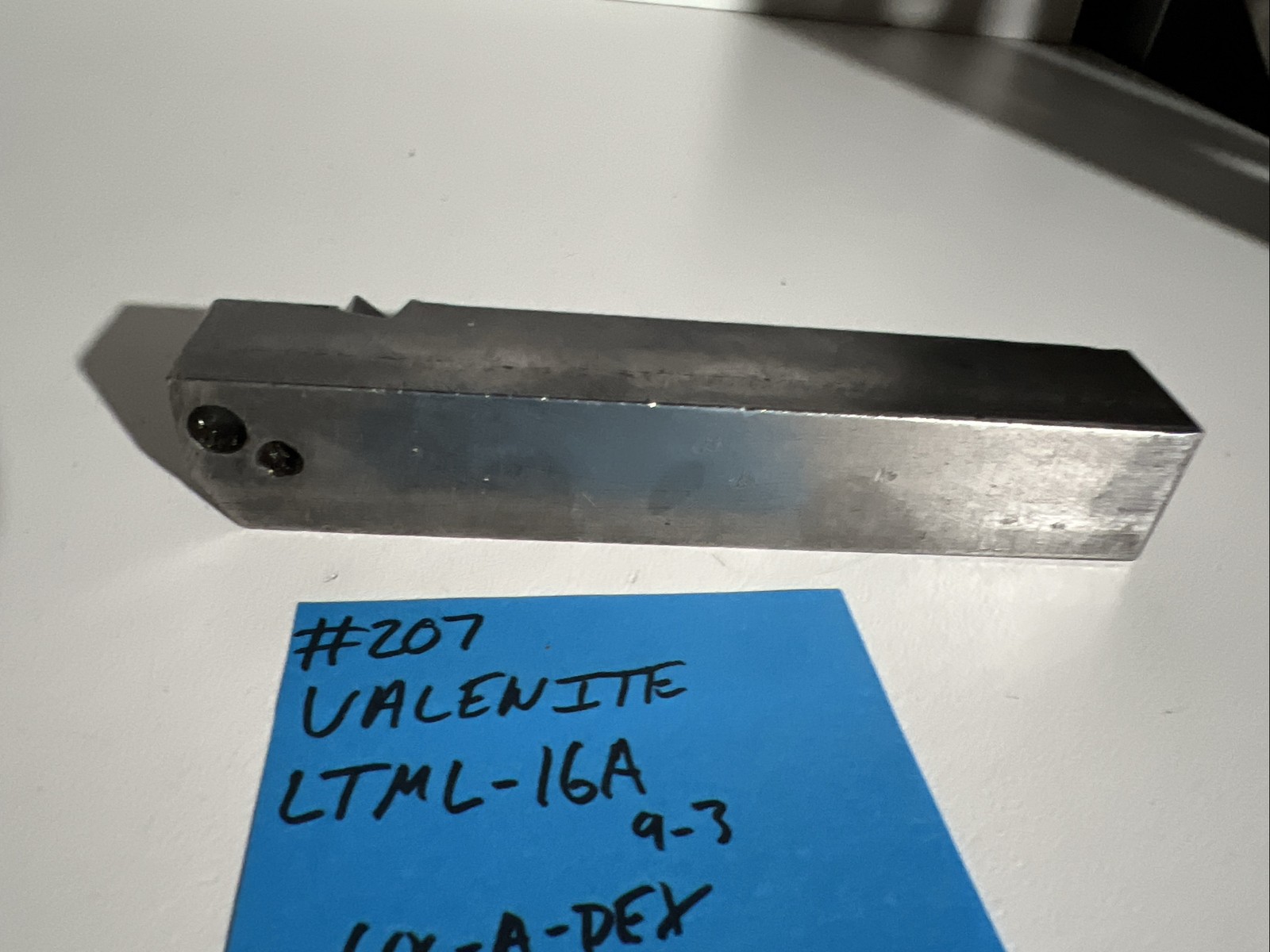 valenite LT-16A Indexible Carbide Lathe Toolholder 6”OAL 1”Shank Threading Turni