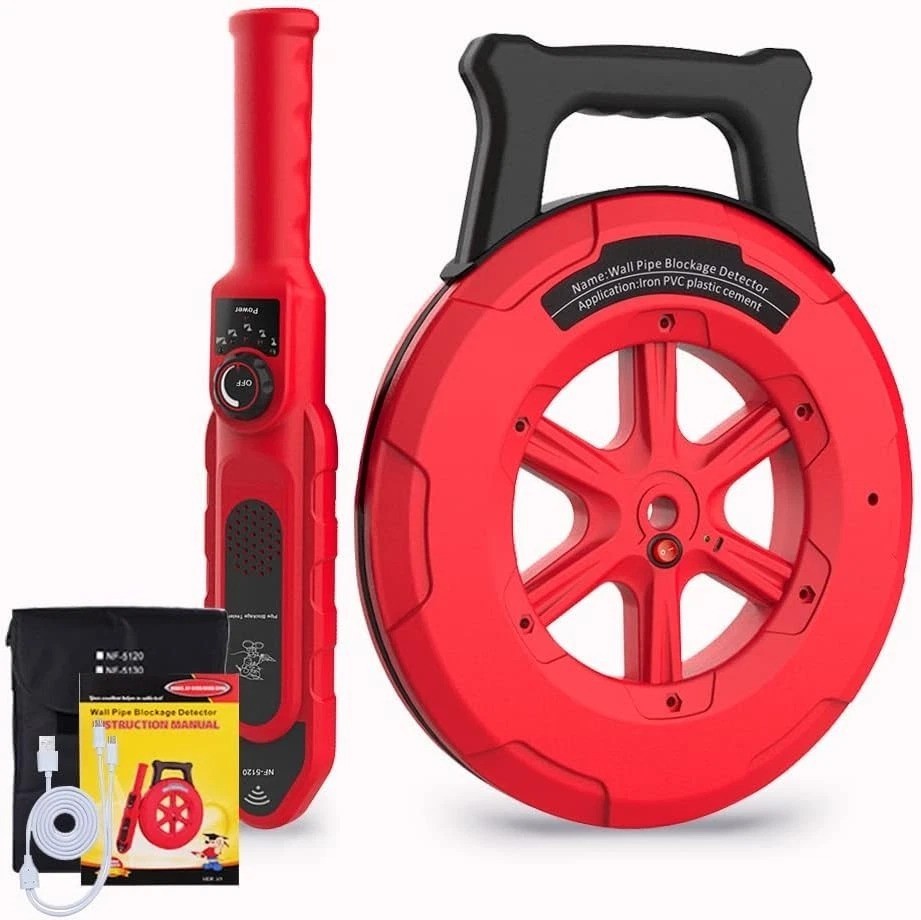Pipe Blockage Detector, Water Pipe Locator Underground Diagnostic-Tool Wall S…