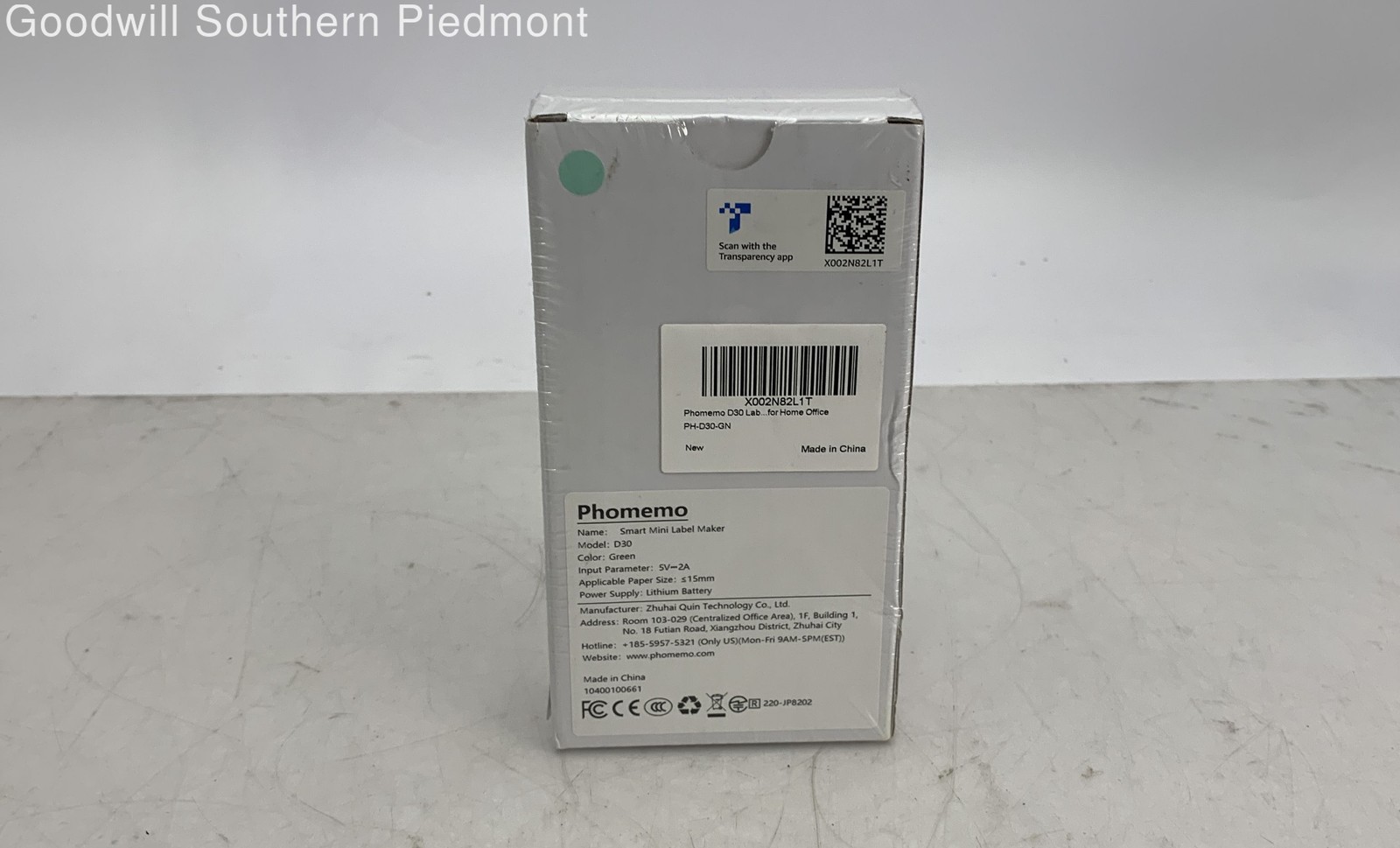 Phomemo D30 Smart Mini Label Maker – New