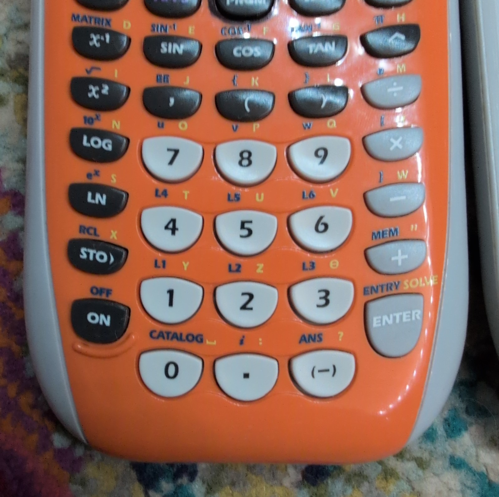 Texas Instruments TI-84 Plus Silver Edition Calculator (Orange), Tested With 🔋