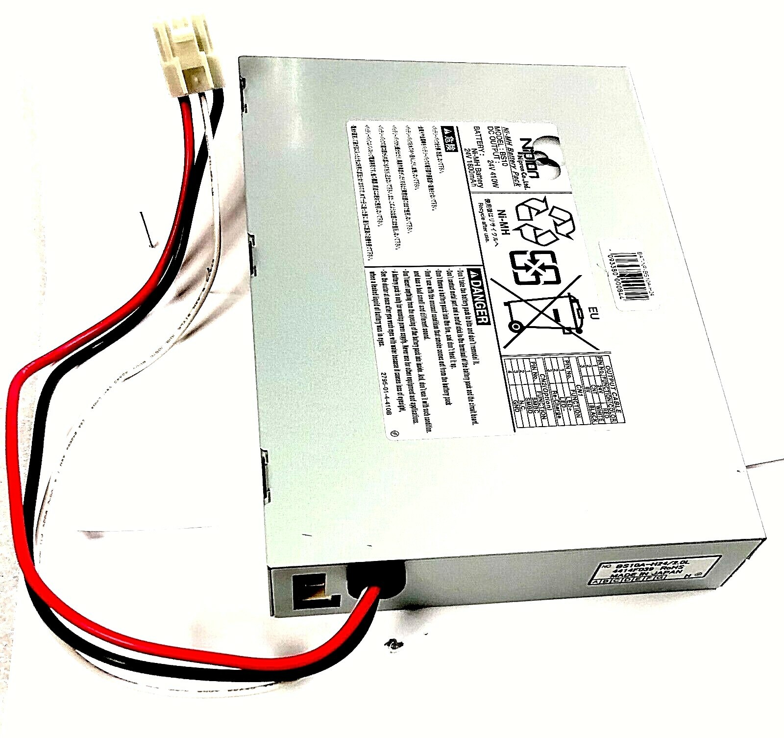 BS10A-H24/2.0L NIPRON 410W 24V BS10 Ni-MH BATTERY PACK ASSY