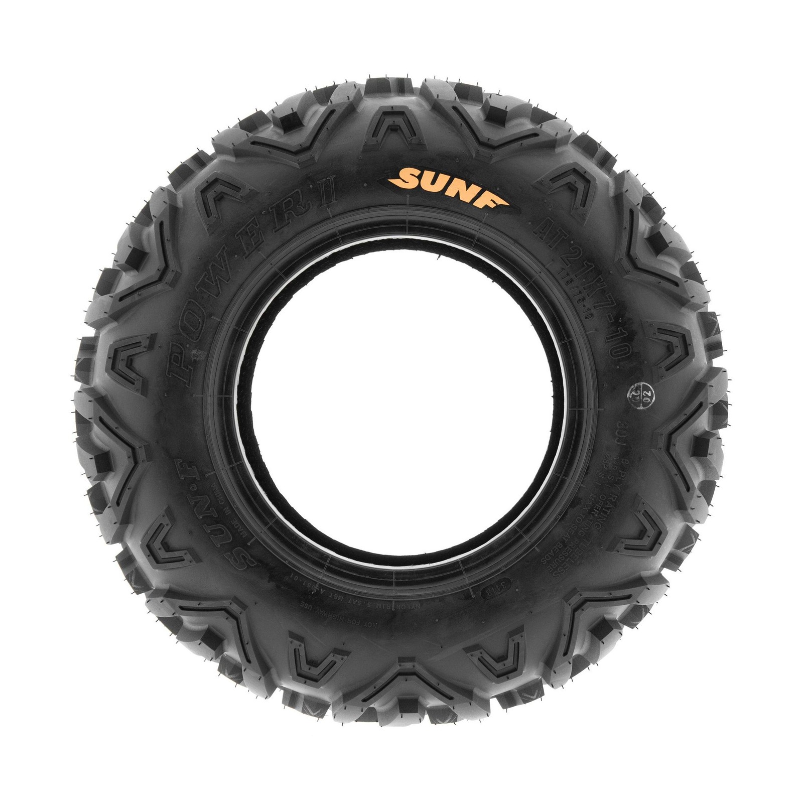 Set of 4 SunF Power.II ATV UTV Tires 19×7-8 Front & 18×9.5-8 Rear, All-Terrai…