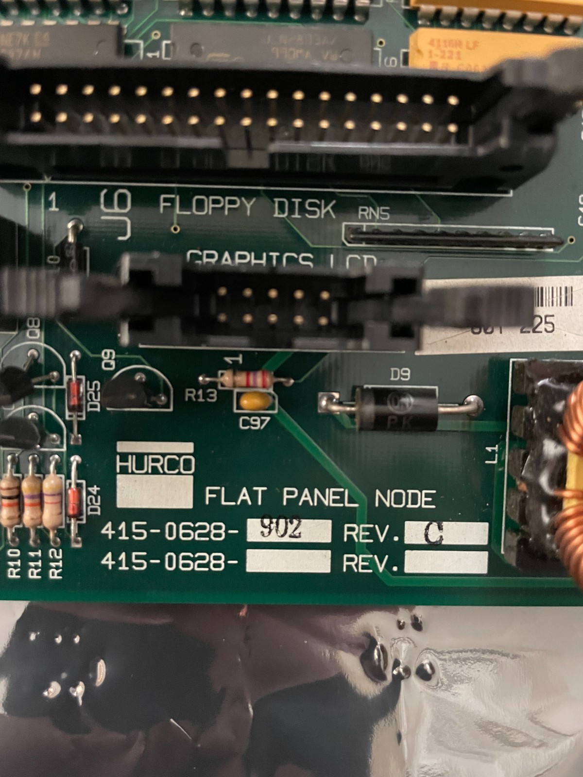 Hurco Part 4150628601T PCB ASS’Y, FLAT PANEL NODE 3, NONE CONFIGURED WINMAX