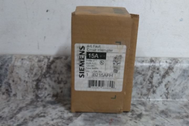 Siemens B215AFH 120/240VAC 15 Amps 2 Poles Miniature Circuit Breaker