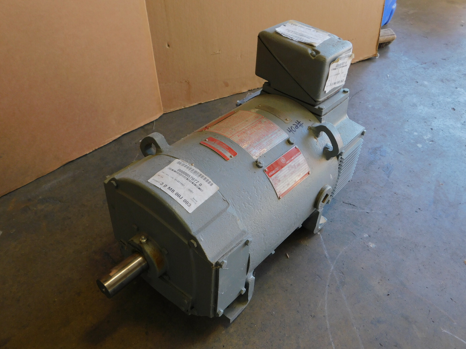 NEW GE Kinamatic DC Electric Motor 20 HP, 1750/2300 RPM, 500 V, 5CD164MA825A800