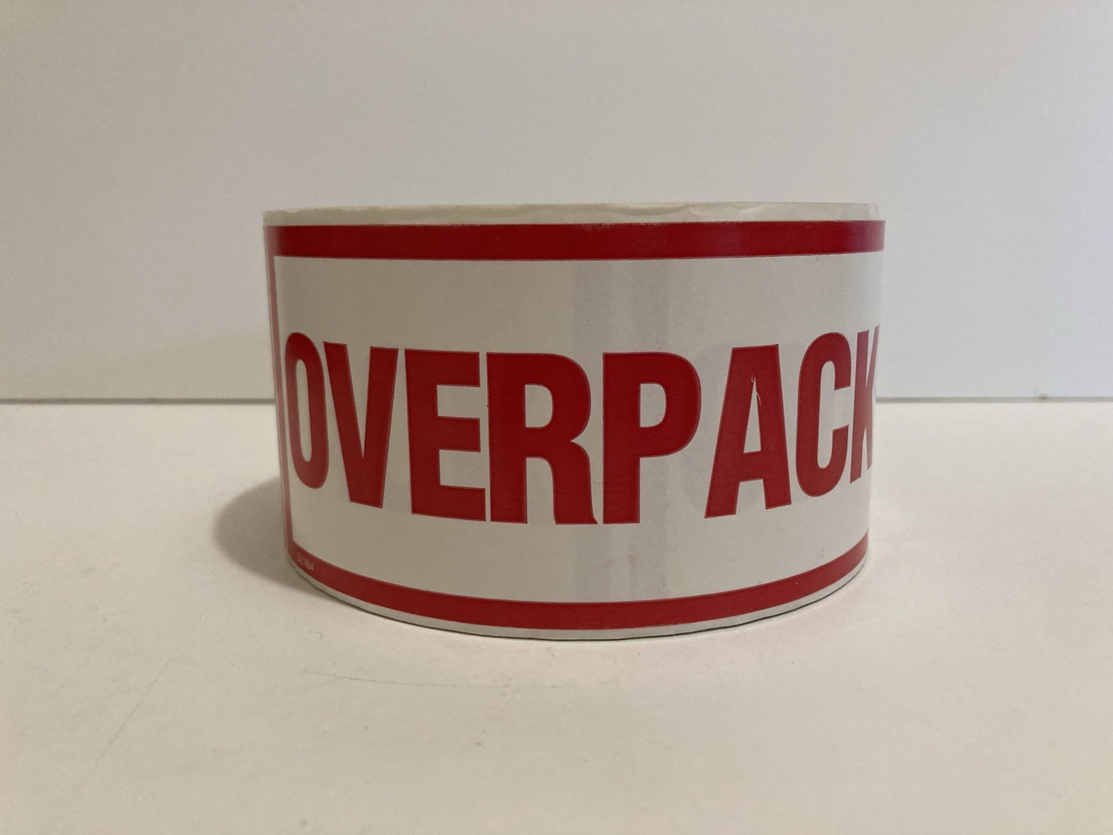 Roll of 500 OVERPACK Labels 2.5″ x 6″