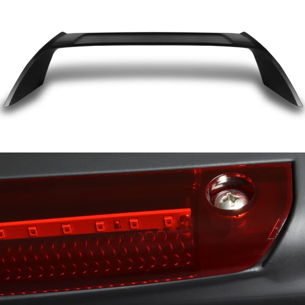 ABS Trunk Spoiler for Acura RSX DC5 2002 2006 LED Brake Light JDM Type R Style