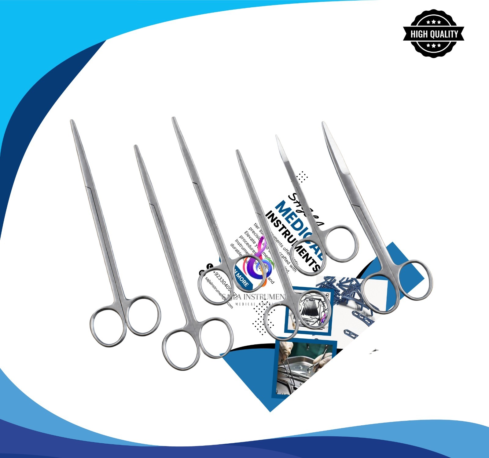 Tonsil & Adenoid Surgical Instrument Tray Set – 30 PCS – ENT Surgical Instrument