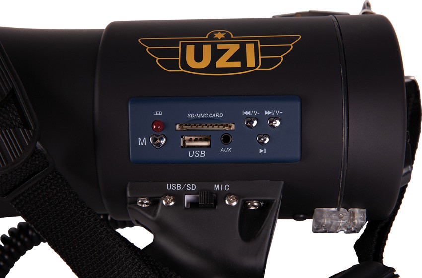 Uzi Megaphone with Siren 5.0 oz