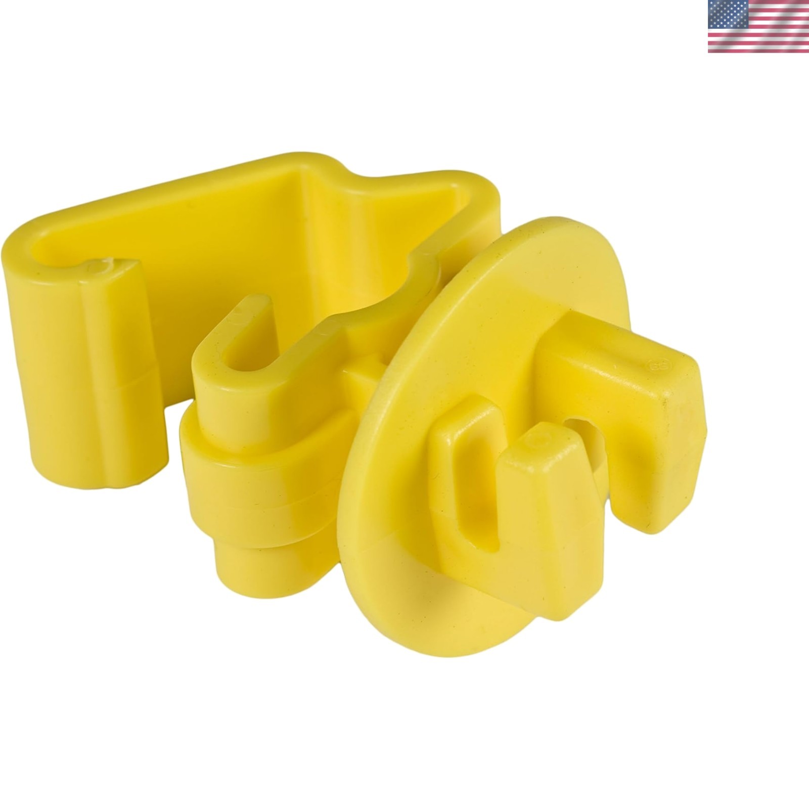 Standard Snug-fitting T-Post Insulator – – 25 Pack – Use with Electric Fences…