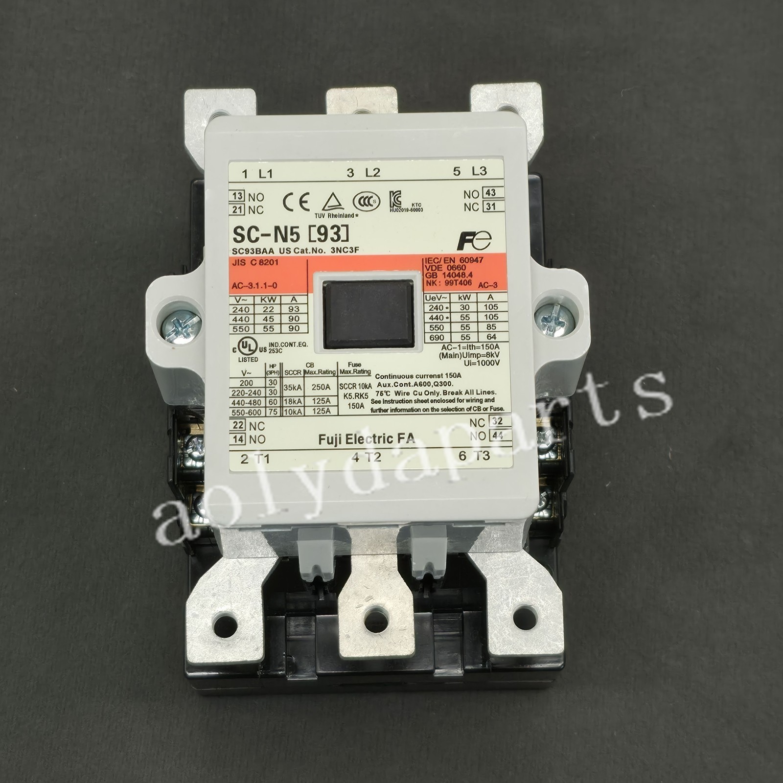 110V 120V AC Magnetic Contactor 3-Pole For Fuji SC-N5 SC-N5(93) Motor Starter