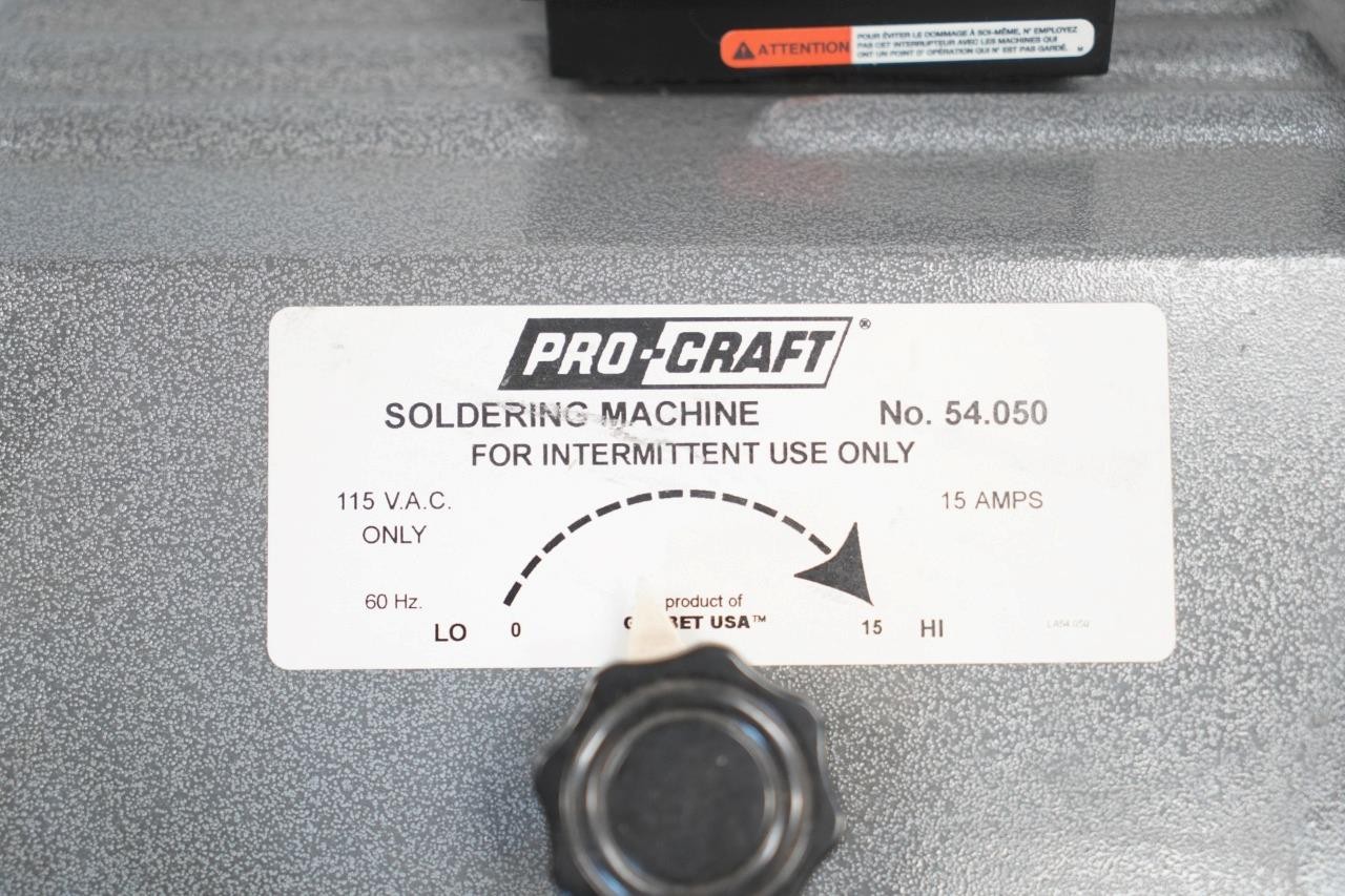 Pro Craft 54.050 Bench Type Jewelers Soldering Machine