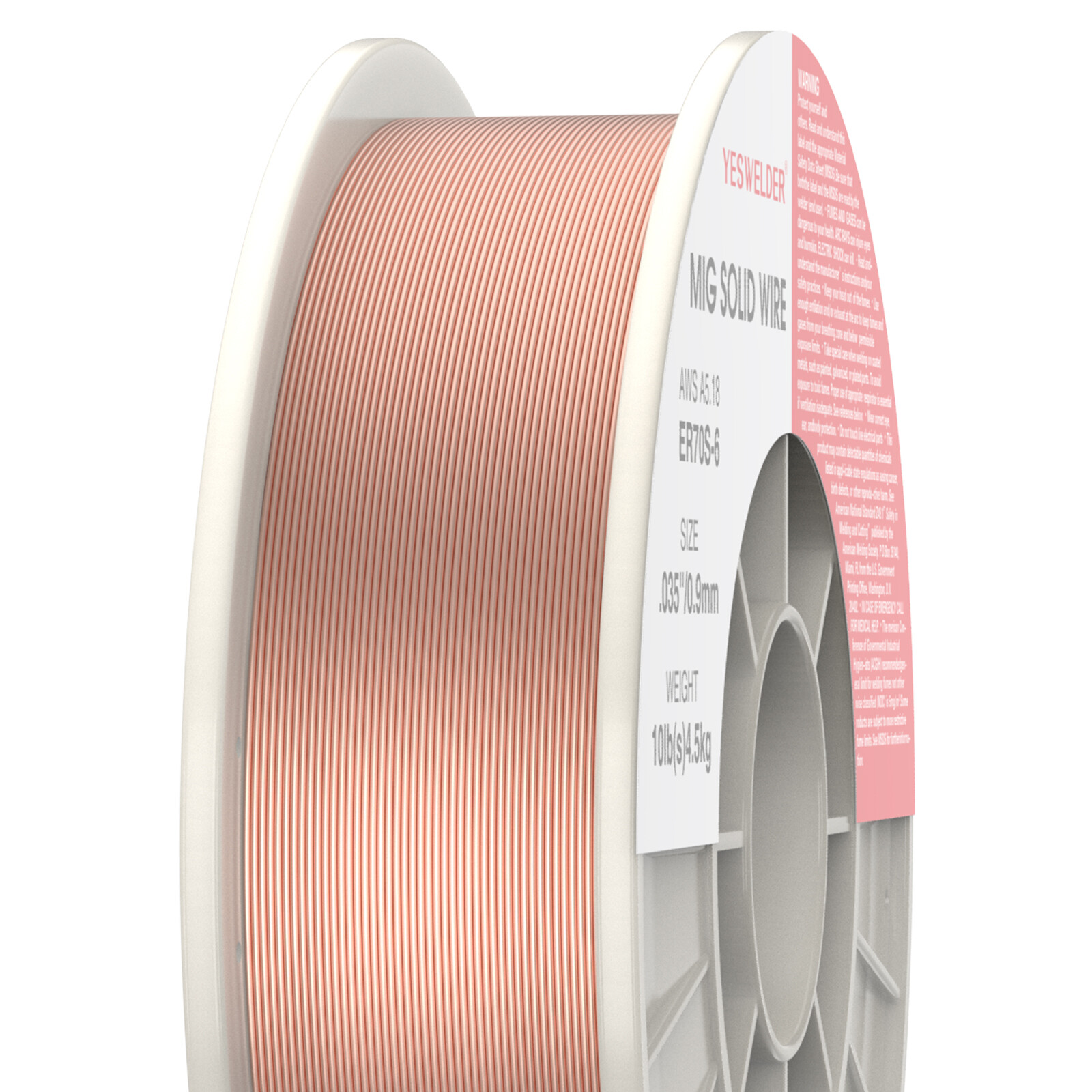 ER70S-6 .035″ 0.9mm-10 Lbs Spool (2 Rolls) Carbon Steel Mig Solid Welding Wire