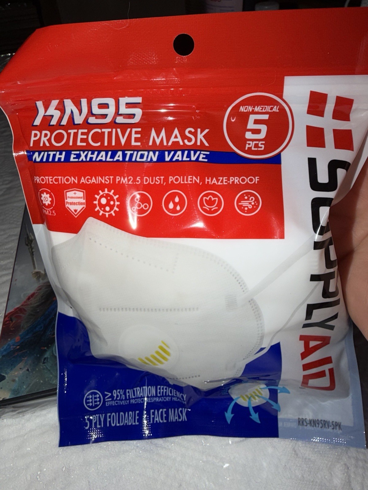 K95 Supply Aid Protective Mask With Exhalation Valve