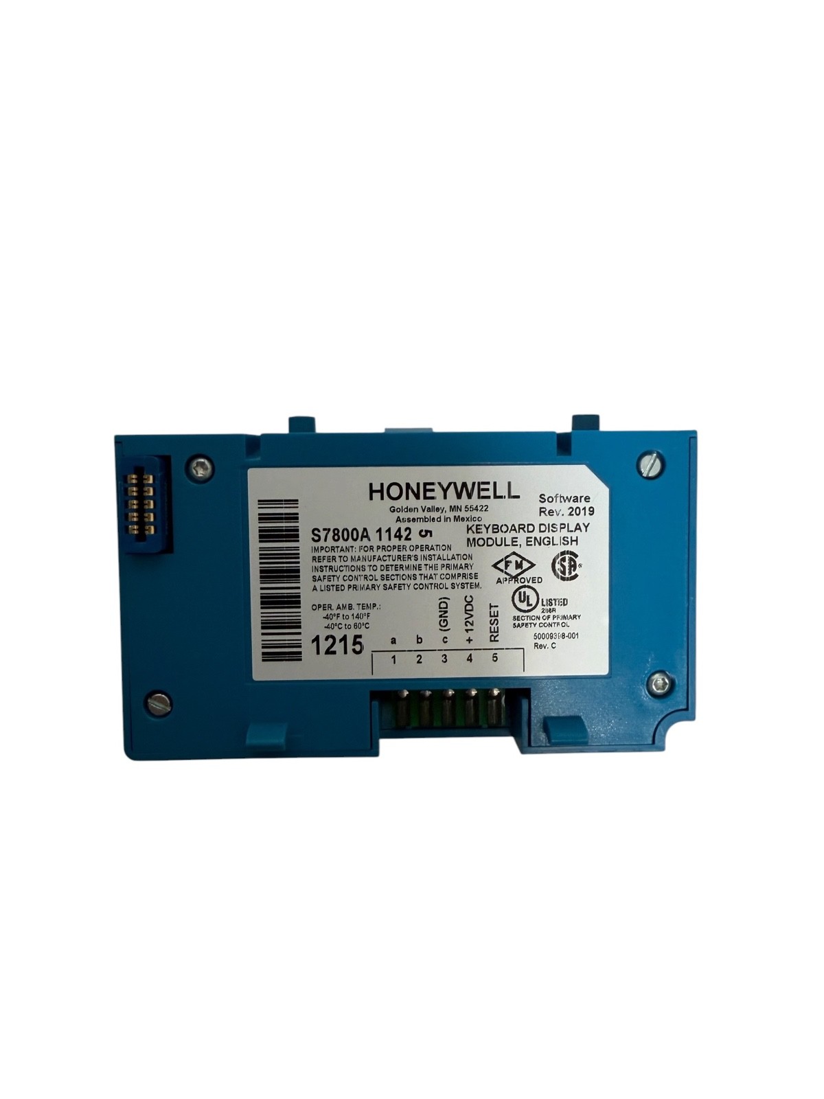 USED HONEYWELL S7800A1142 KEYBOARD DISPLAY MODULE Burner Control TESTED