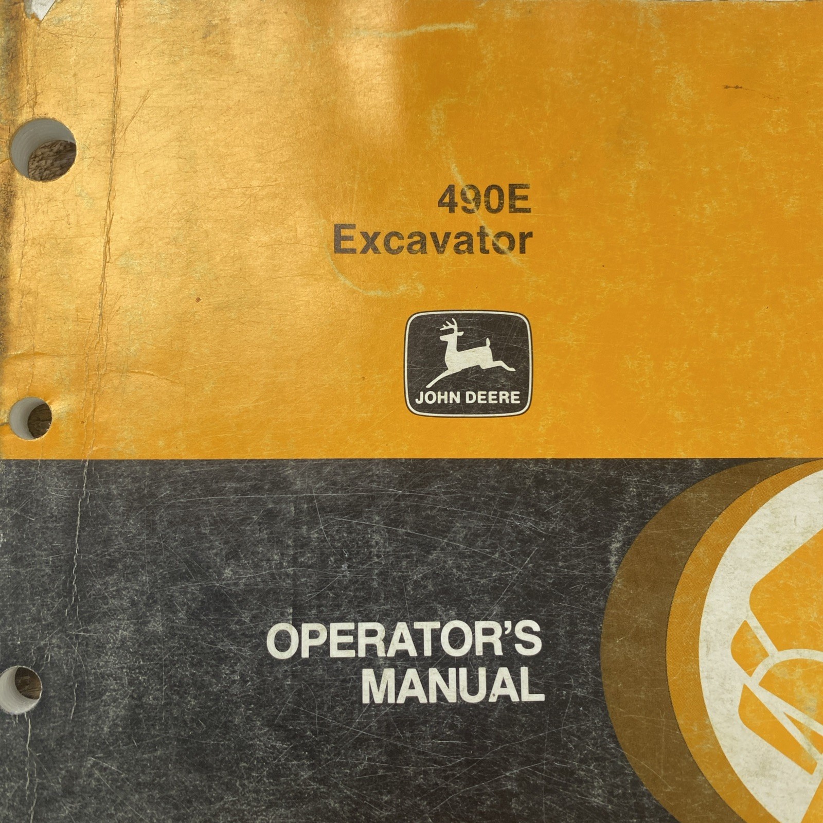 John Deere 490E Excavator Owners Operators Manual – OMT138805