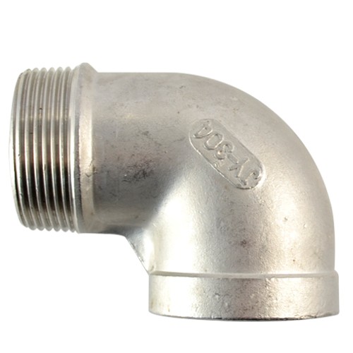 1.5″ inch NPT Female x Male 90 degree Elbow Threaded Pipe Fitting 304 Adapter