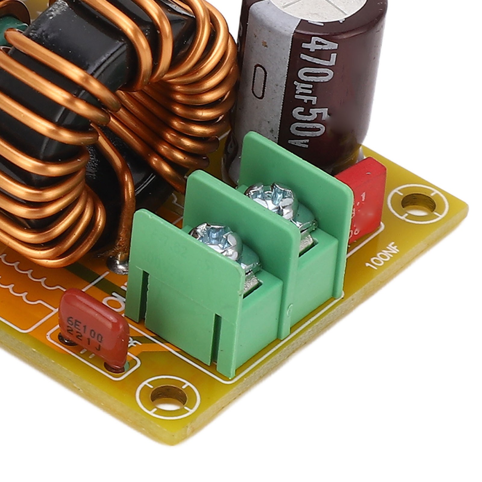 EMI Filter 20A DC Power Supply Filter Board LC Noise Suppressor Passive Fit