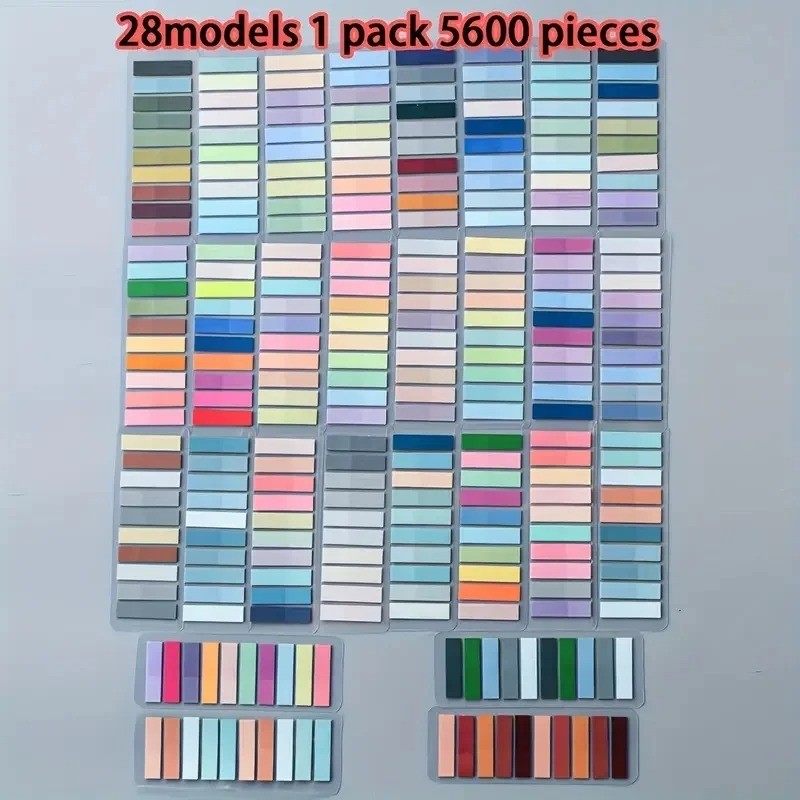 200PCS Page Markers Sticky Index Tabs Book Annotation Bookmark Notes Small Po…