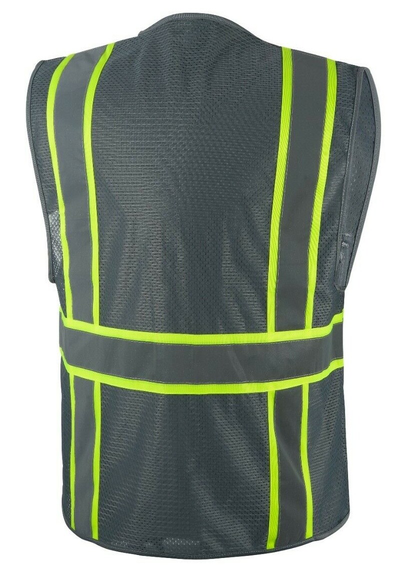 Grey Two Tones Safety Vest ,With Multi-Pocket Tool
