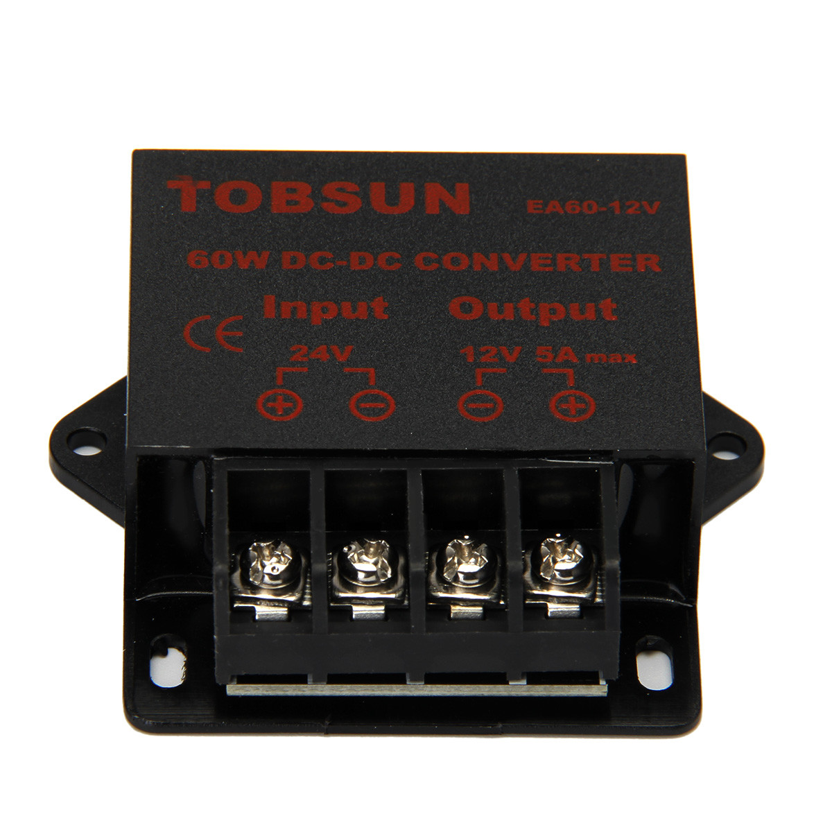 Voltage Converter DC 24V to 12V 5A 60W Power Regulator Step Down Voltage Reducer