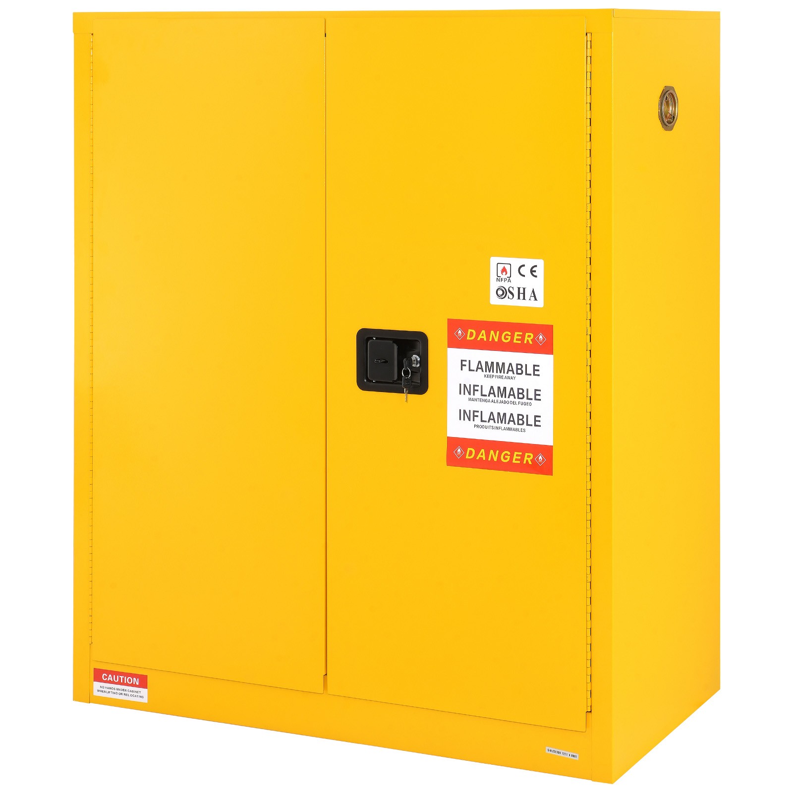 Uimoso Flammable Safety Cabinet Liquid Storage 30 Gal 43.1×18.1×50.1 in Cabinet