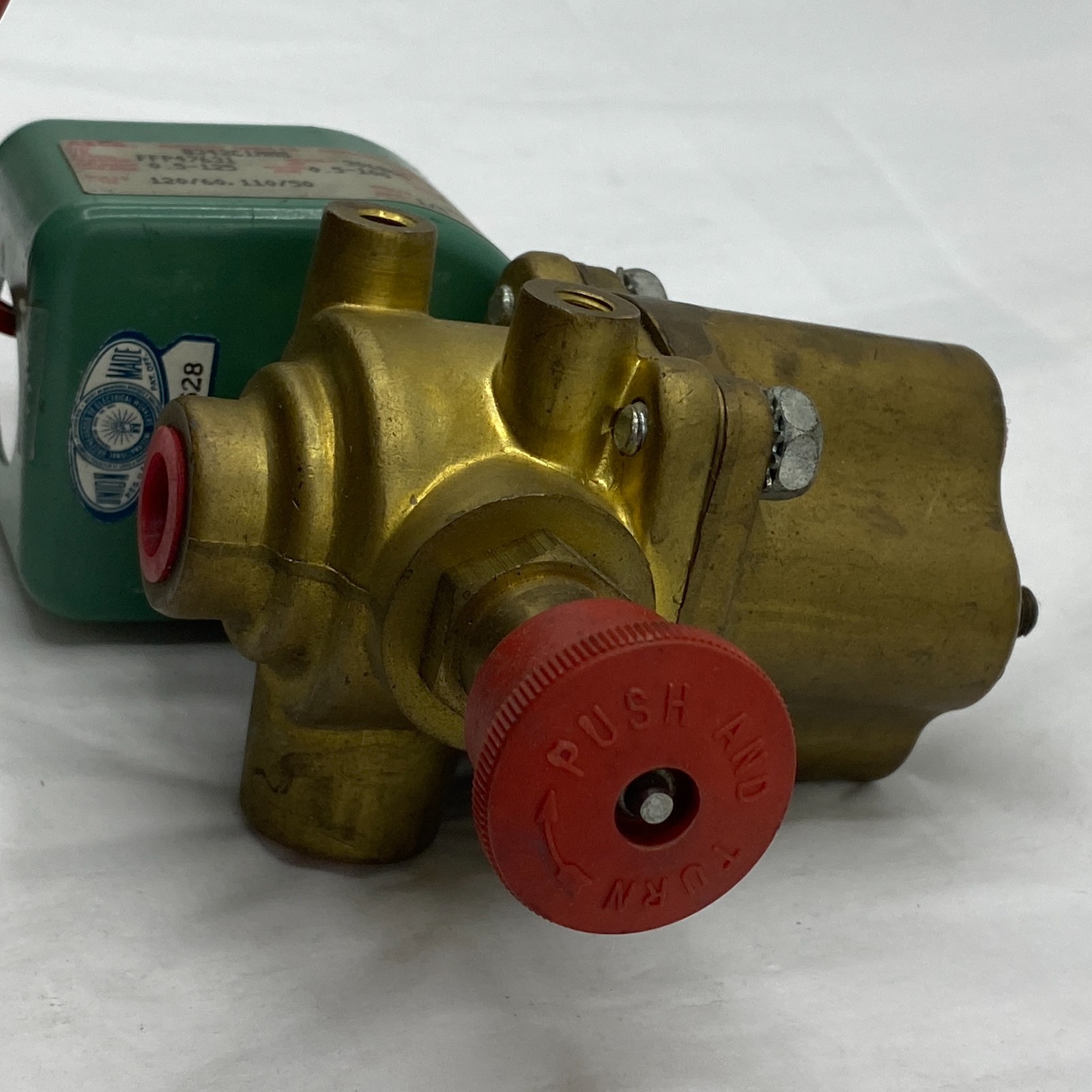 ASCO 8342C1MMS SOLENOID VALVE RED-HAT FFP47631 120/110VOLTS 50/60HZ 20WATTS