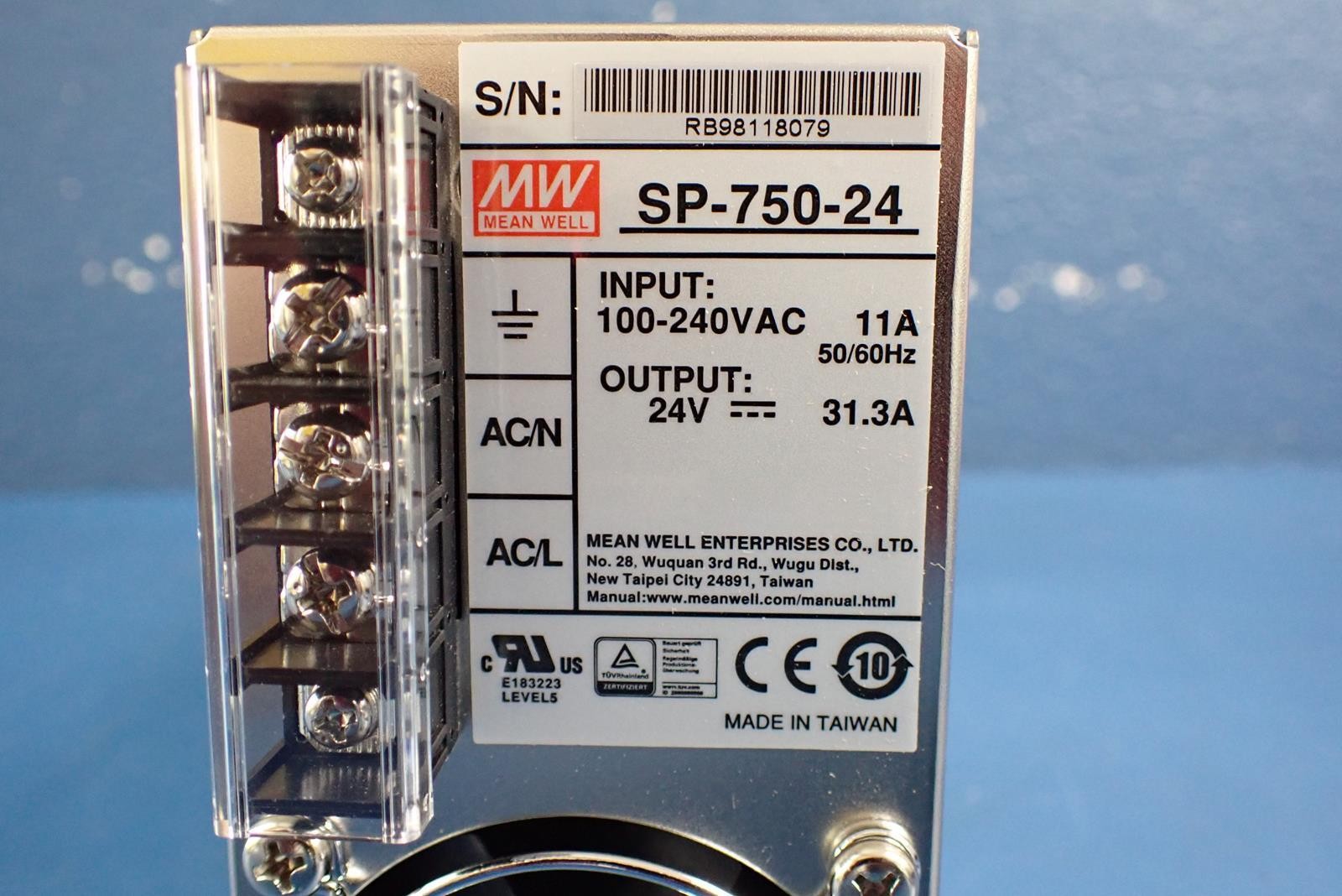 MEAN WELL SP-750-24 750W Single Output Power Supply | New!