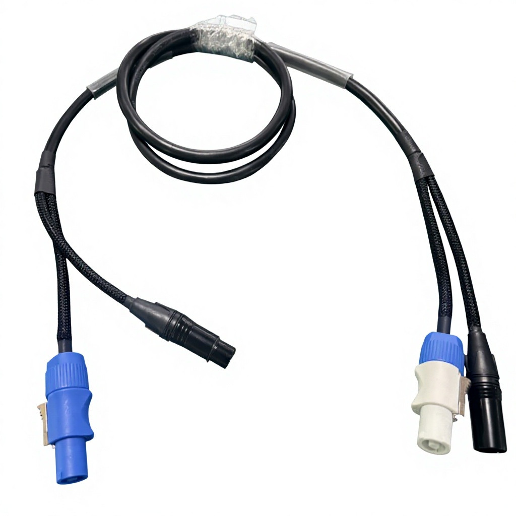 3 Pin XLR Hybrid Stage PVC Insulation Stranded Conductor 250V Rated Moving Head