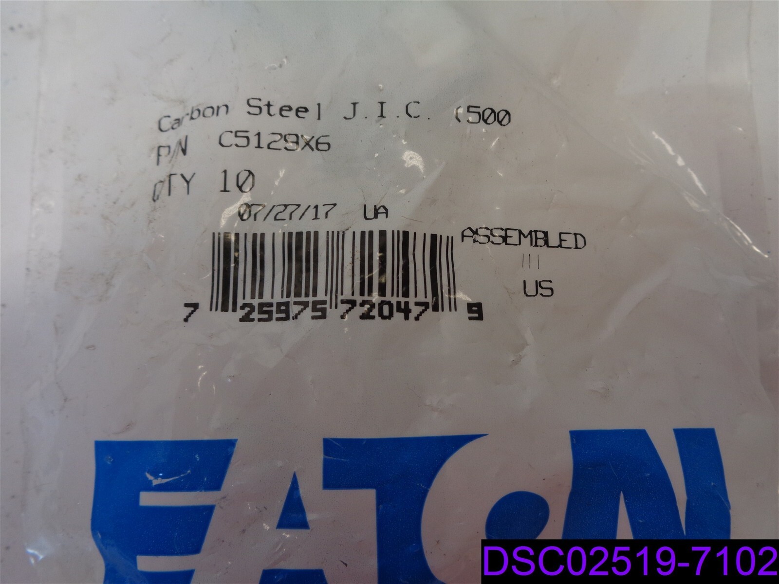 Qty = 1 pk of 10: Eaton C5129X Threaded Caps