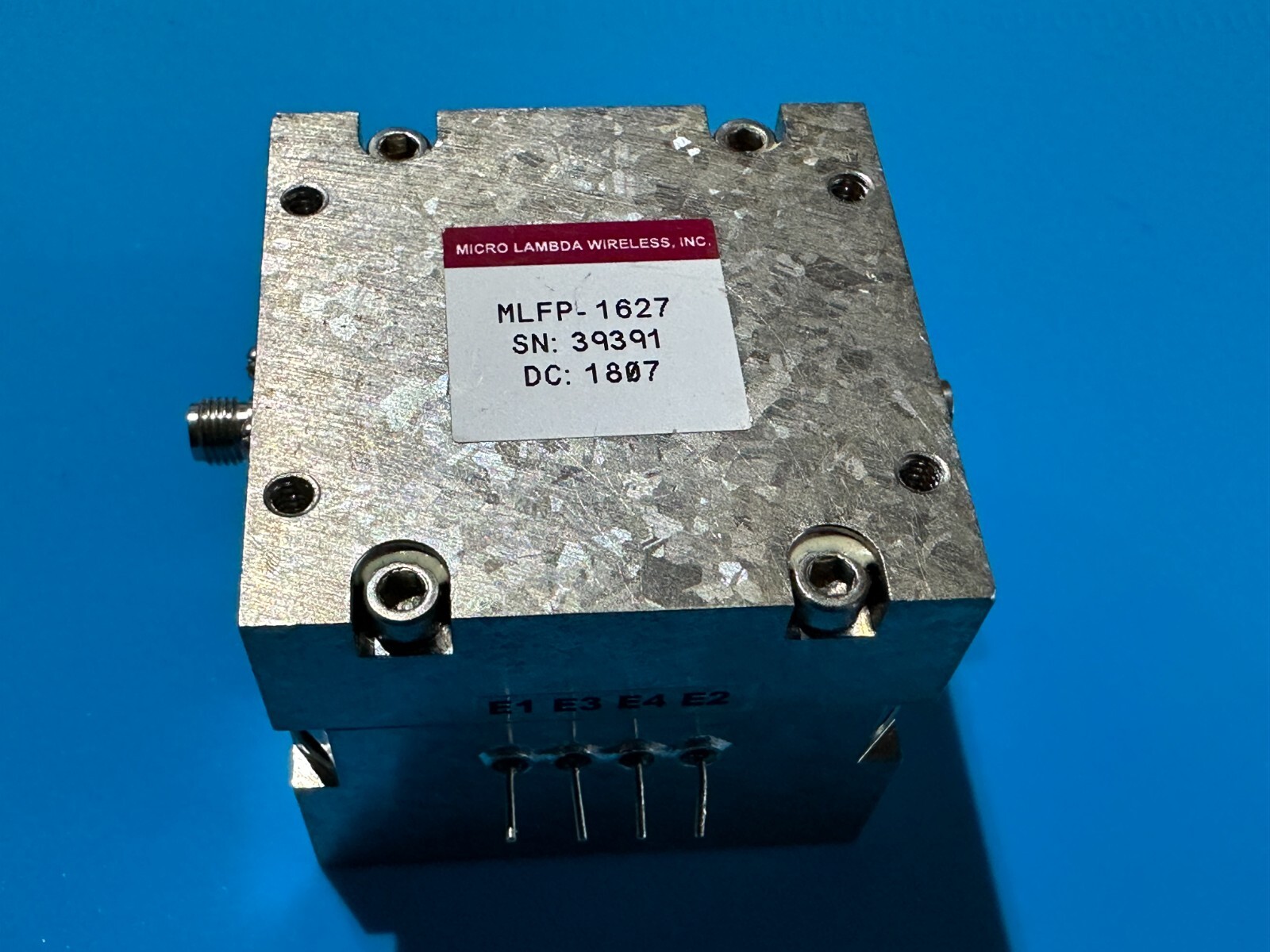 Micro-Lambda Wireless MLFP-1627 bandpass YIG Filter Tektronix Synthesys Research