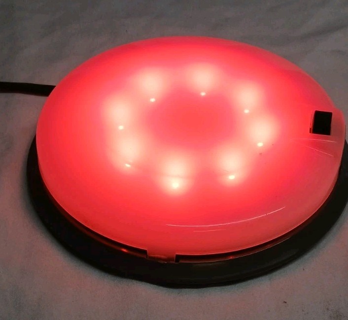 Sound Off Dual Color Red/White Dome Light/Ticket Light