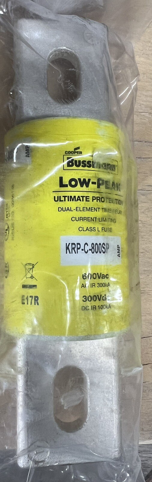 Eaton Bussmann KRP-C-800SP Low-Peak Class L Fuse 800A/600V Brand New In Box