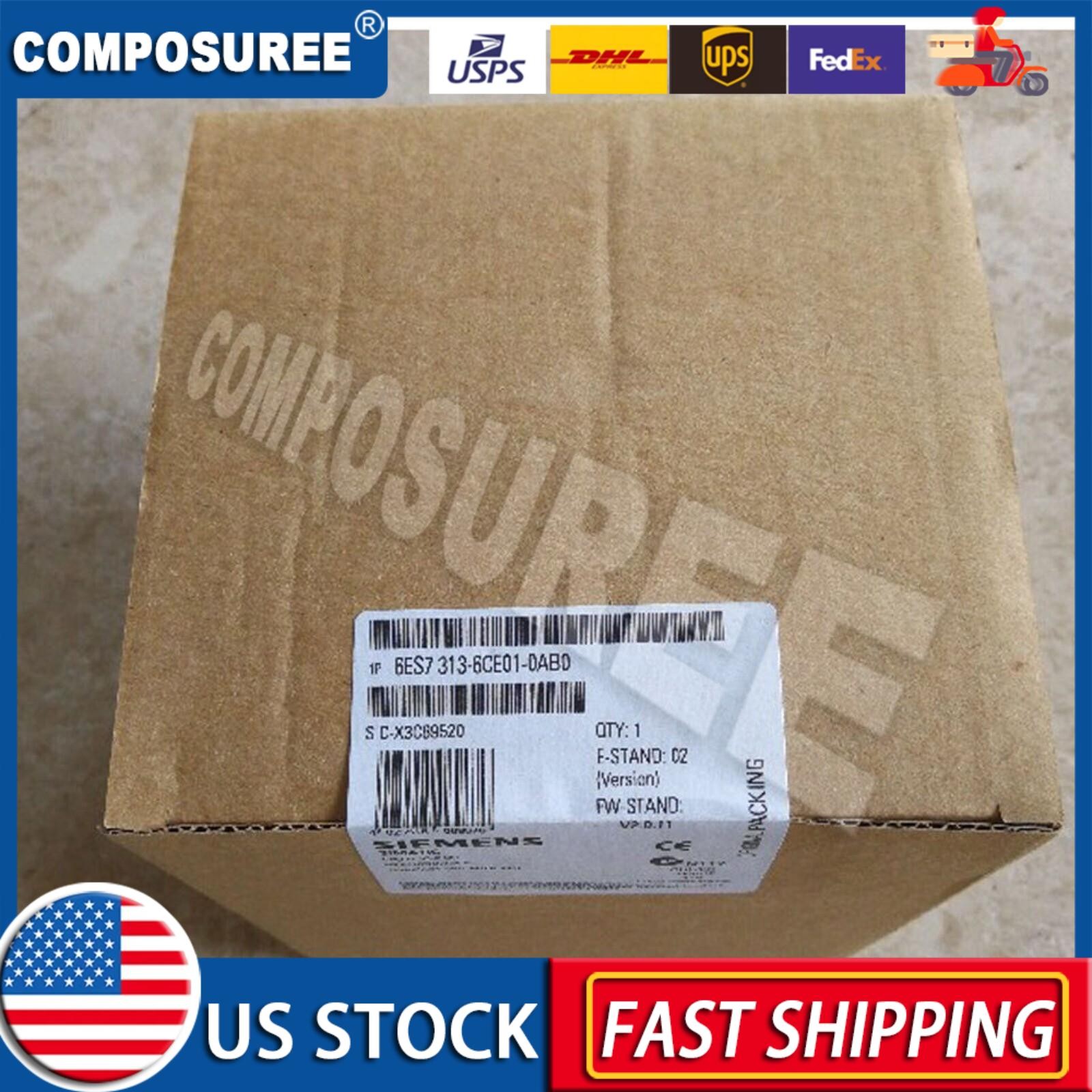 New Siemens 6ES7313-6CE01-0AB0 SIMATIC S7-300 CPU 313C-2DP 6ES7 313-6CE01-0AB0