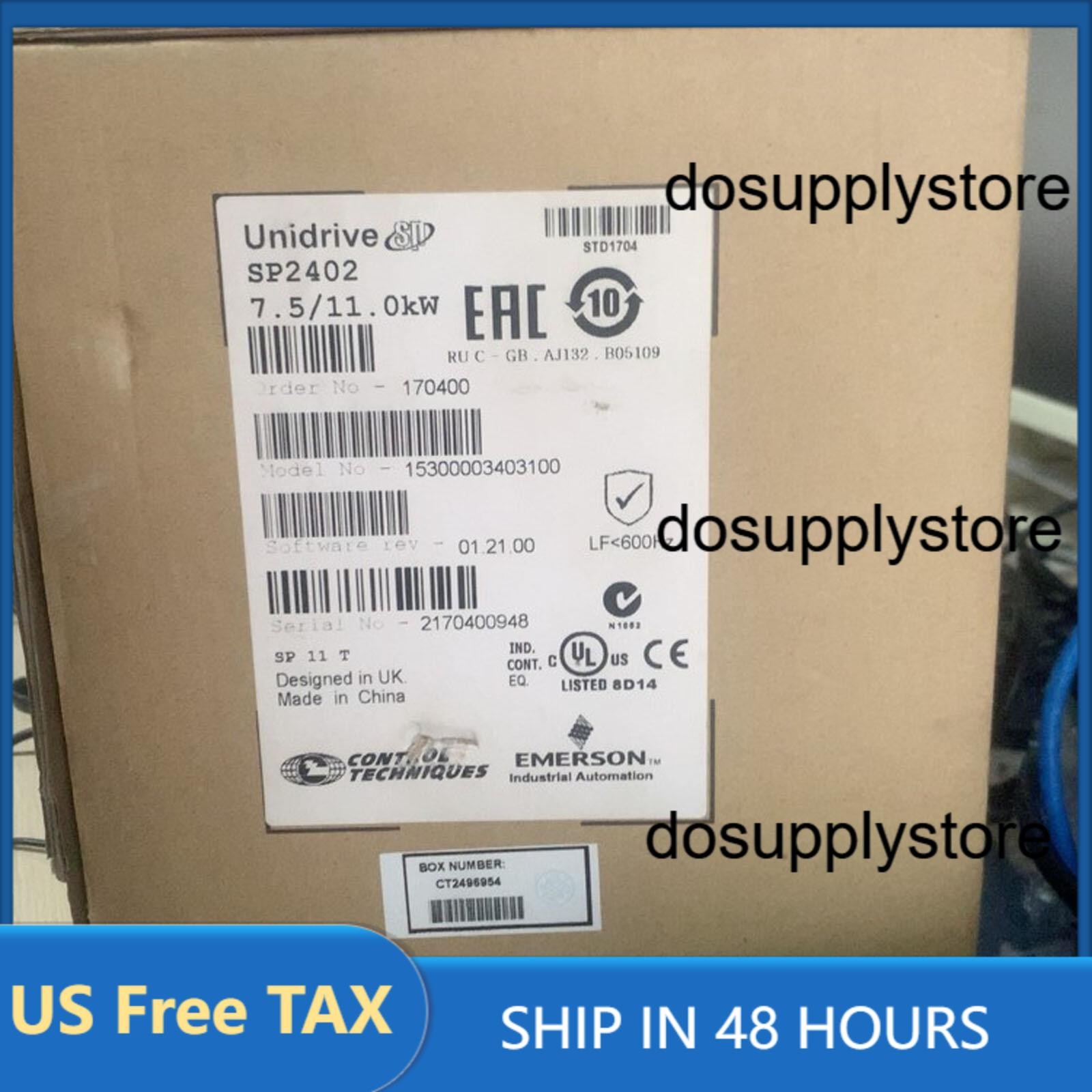 ONE NEW Emerson Nidec Inverter SP2402 1 year warranty