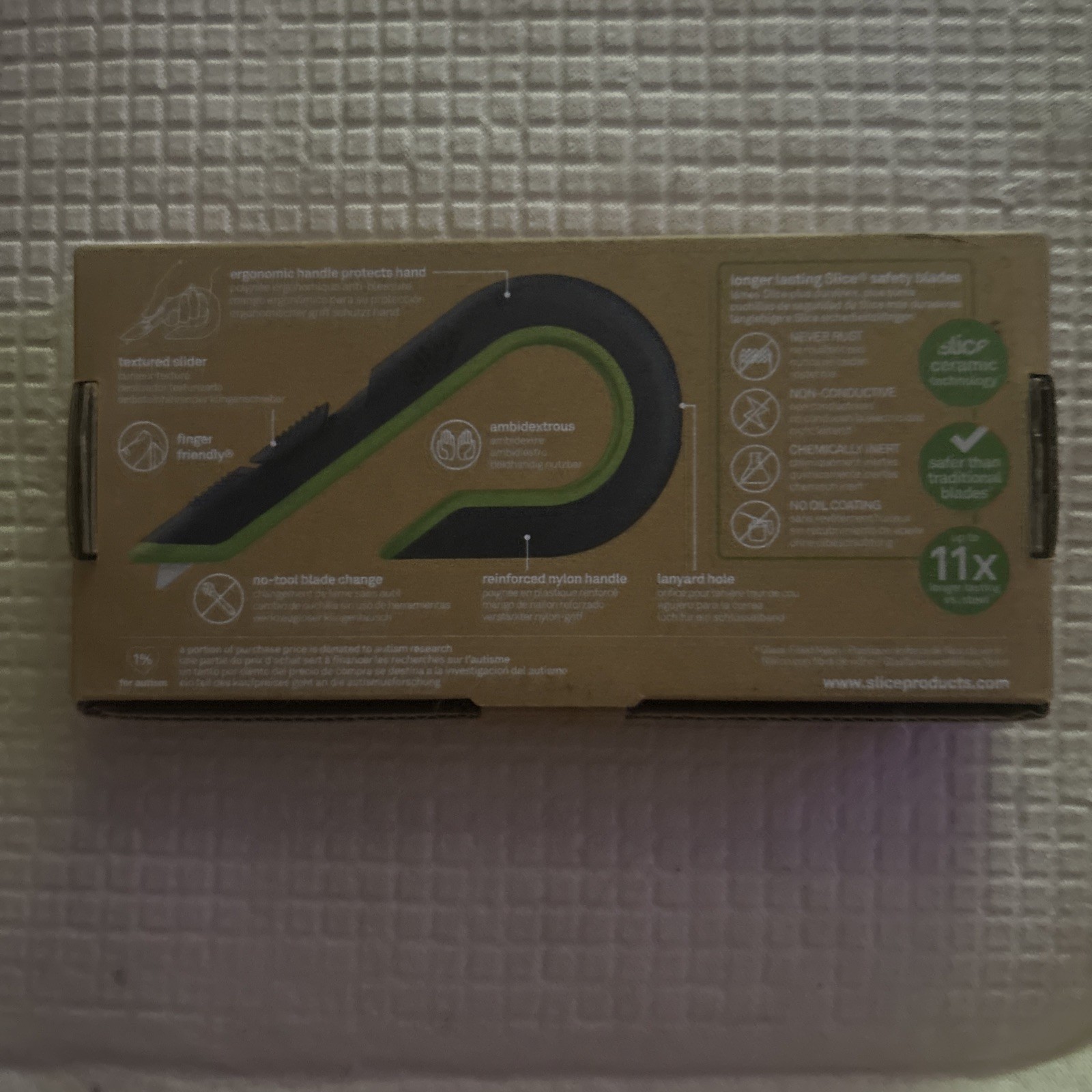 NEW Slice 10503 Auto Retractable Box Cutter with Ceramic Blade