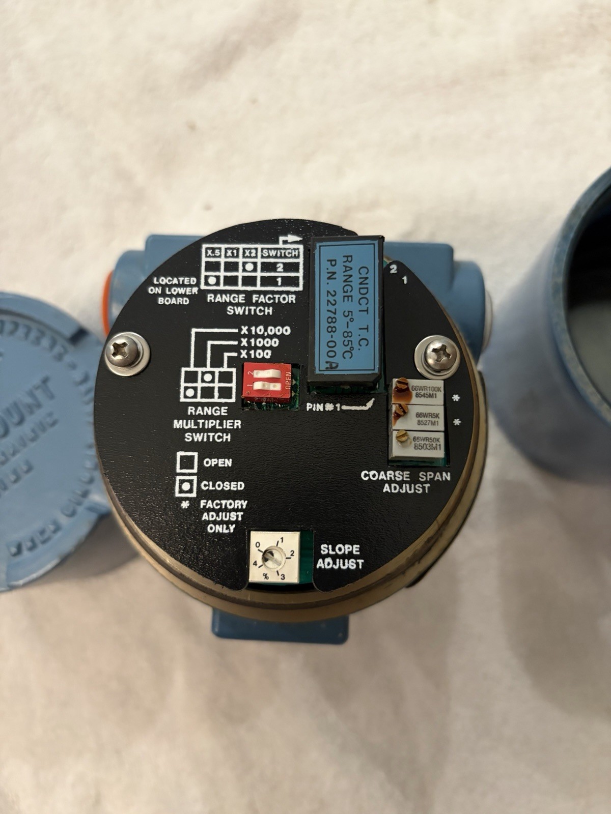 Rosemount Uniloc 1181C Conductivity Transmitter 4-20mA Explosion Proof 5-85C