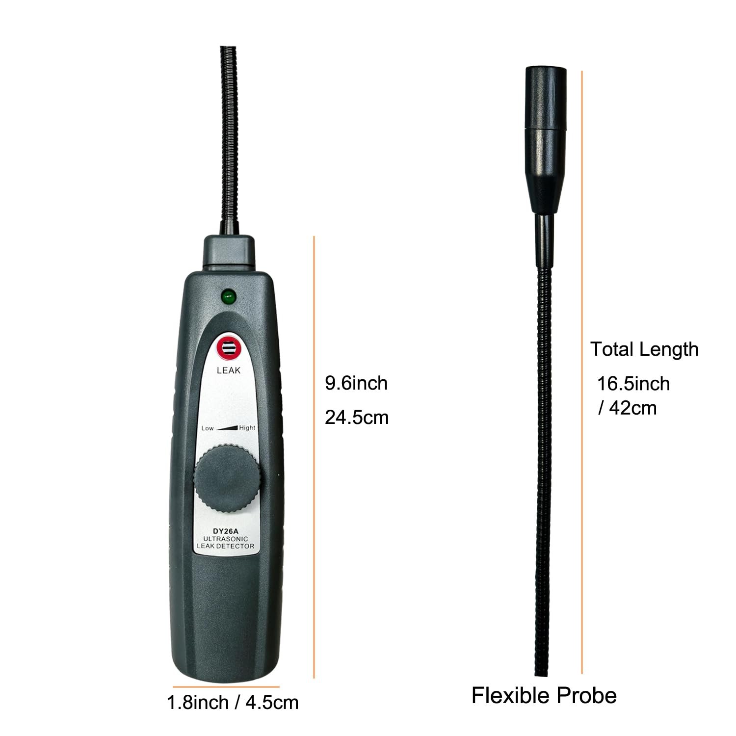 Ultrasonic Leak Detector Portable Gas Water Air Leak Finder Kit