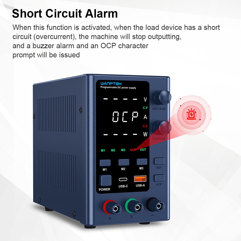 EPS 0-32V 10A Adjustable Lab DC Power Supply Variable Precision Internal Memorie