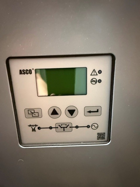 Asco Automatic Transfer Switch, 600A, 480V 50- 60 Hz, 3 Pole, J03ATSA30600NGXC