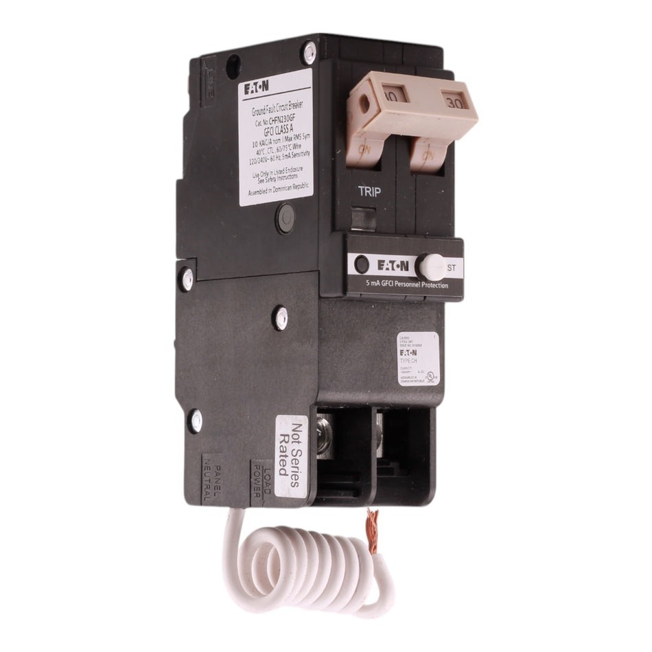 30A CHFN230GF Eaton CH 2P 120/240V GFCI Circuit Breaker