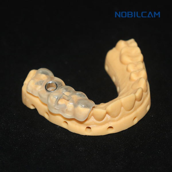 NOBILCAM 98mm Clear PMMA Disc Clear Color Disc for Lab CAD/ CAM