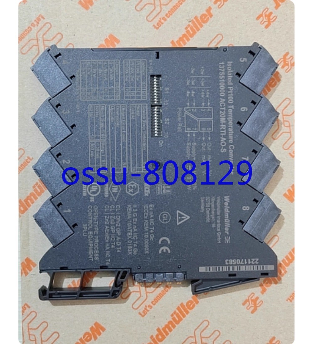 1 PCS NEW Weidmuller ultra-thin signal isolator ACT20M-RTI-AO-S 1375510000