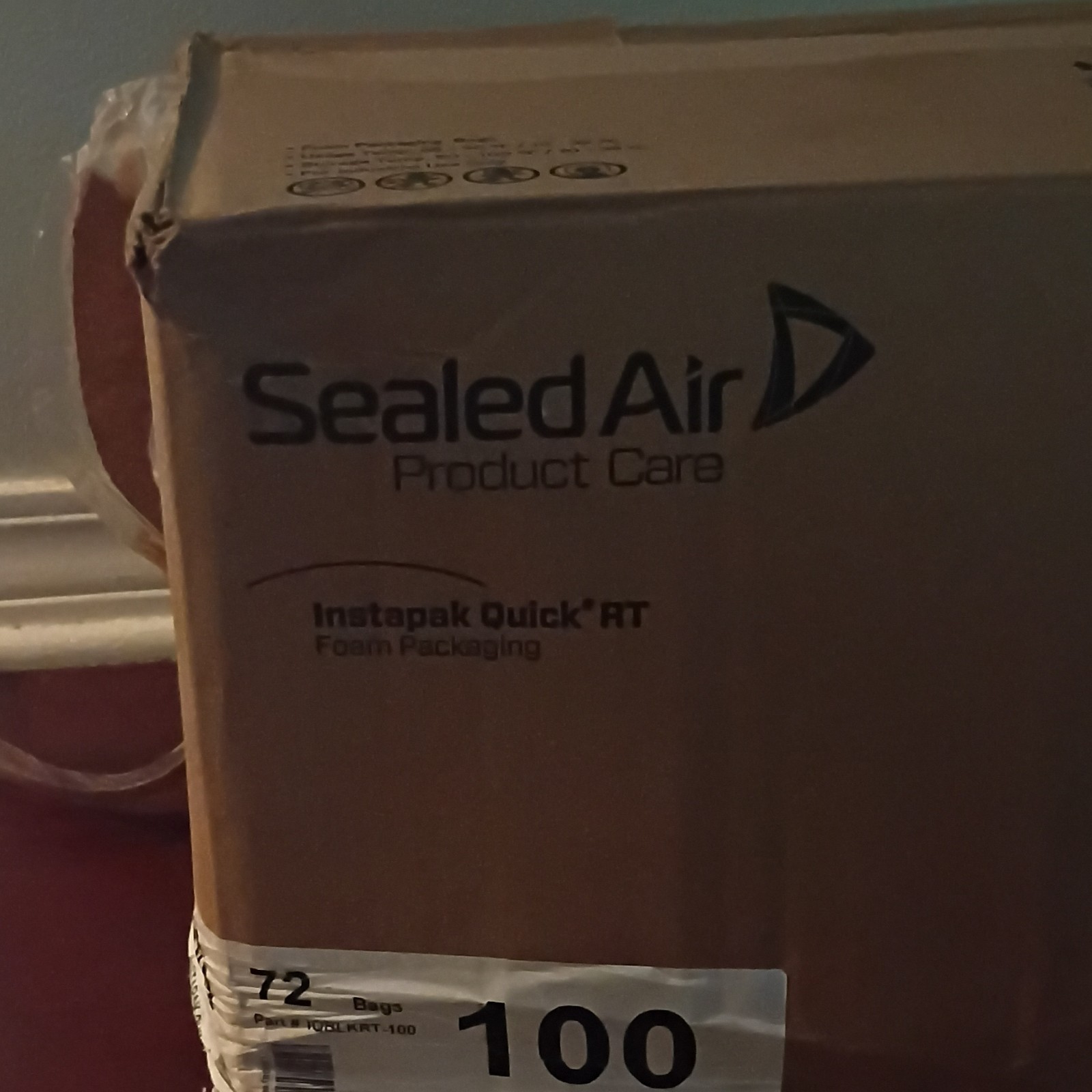 Sealed Air Instapak Quick RT Soft Foam Packaging Bags 72 x 100 IQBLKRT-100