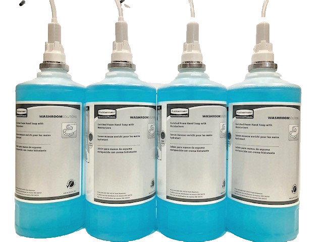 RUBBERMAID COMMERCIAL Hand Soap Series One Shot, 1,600 mL, Foam Pack of 4