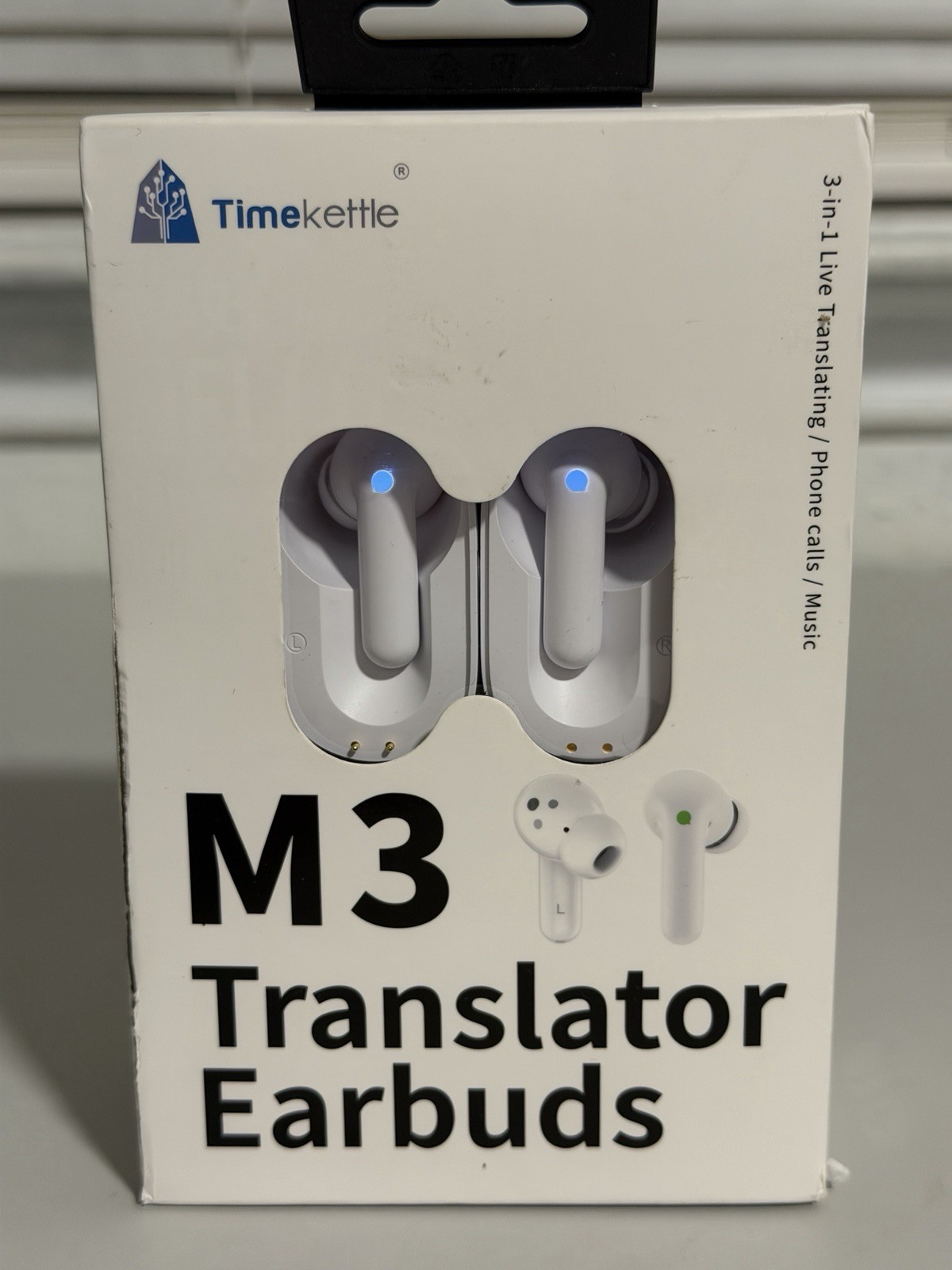 Timekettle M3 Language Translator Earbuds, Two-Way Translator Device with APP…