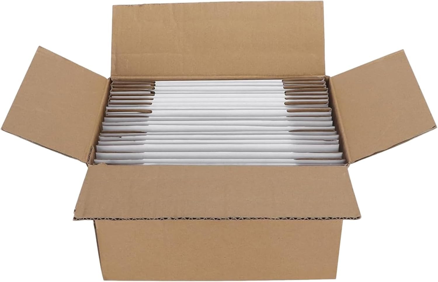 ZxeluPapr 50 Pack 7x5x2 Small Shipping Boxes, White 7x5x2, White-7x5x2