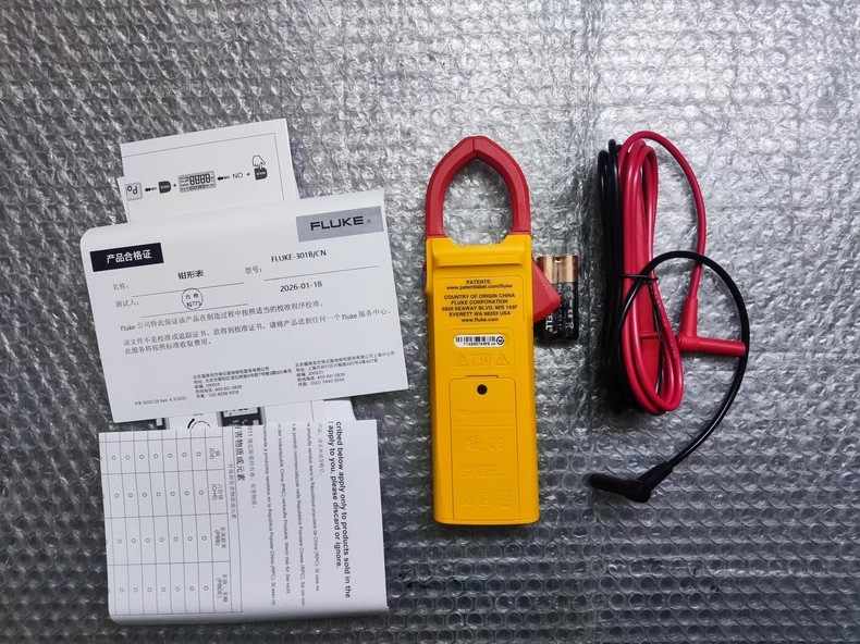 1PC New Fluke 301B AC Clamp Meter Voltage Current Frequency Resistance Tester