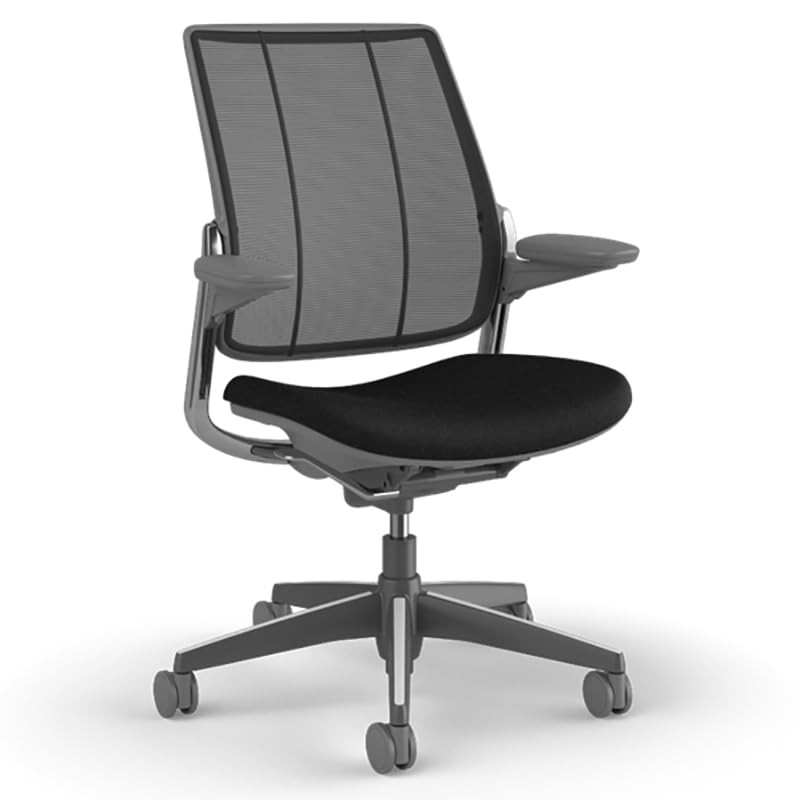 Grey Office Chair Armrest Pads Replacement For Humanscale Smart Chair 2 PCS
